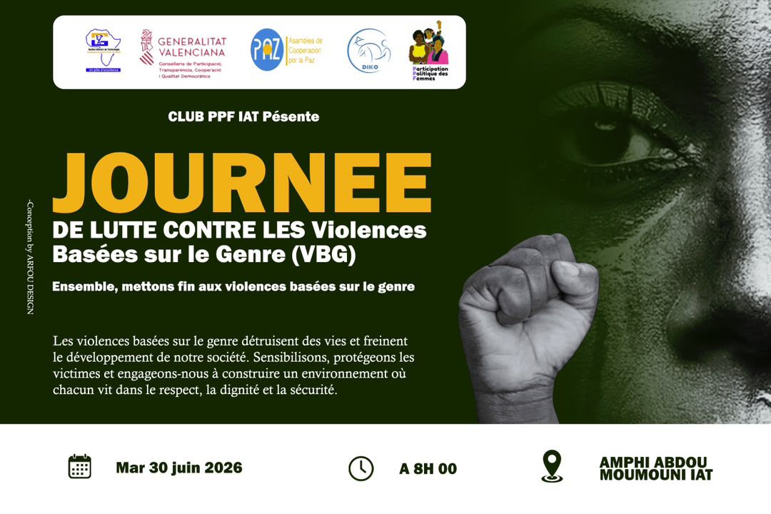 L'IAT aux côtés du Club PPF pour sensibiliser à la lutte contre les violences basées sur le genre